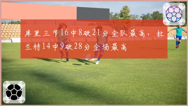 库里三节16中8砍21分全队最高,杜兰特14中9砍28分全场最高