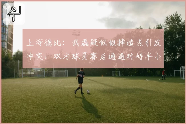 上海德比：武磊疑似假摔造点引发冲突，双方球员赛后通道对峙半小时？